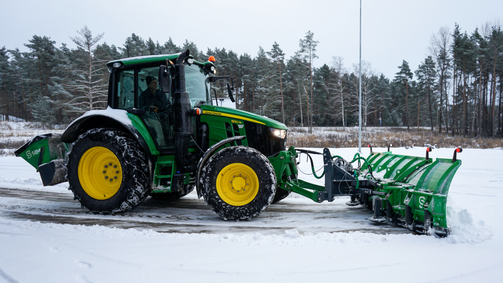 Traktor Schneeschild John Deere Sami