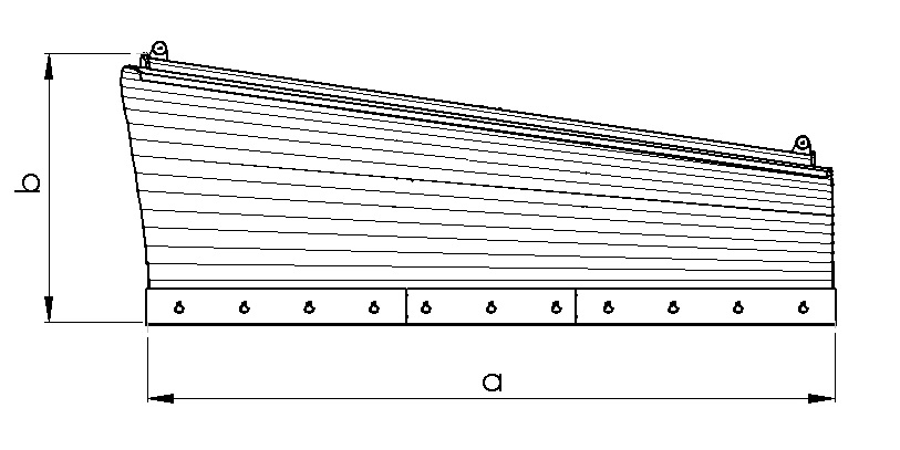 Diagonal Schneeschild