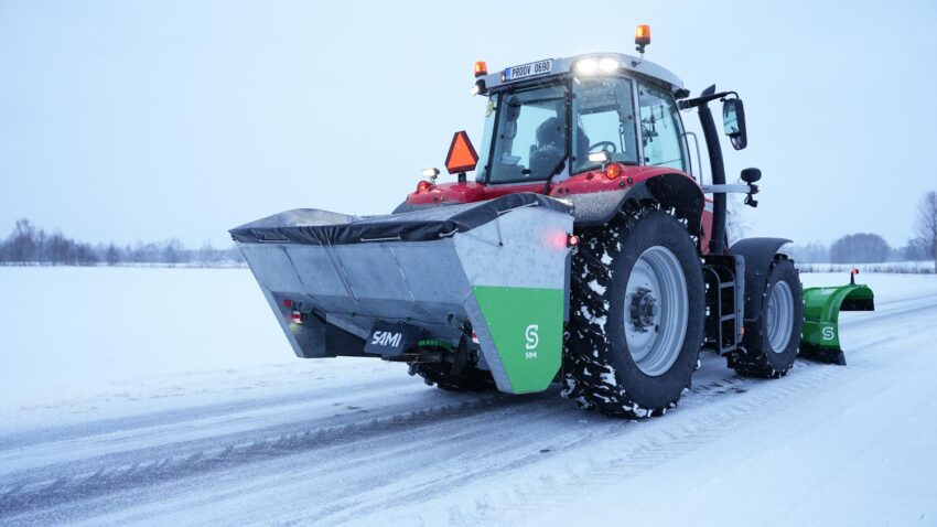 Sand/Salzstreuer Traktor Plattenstreuer