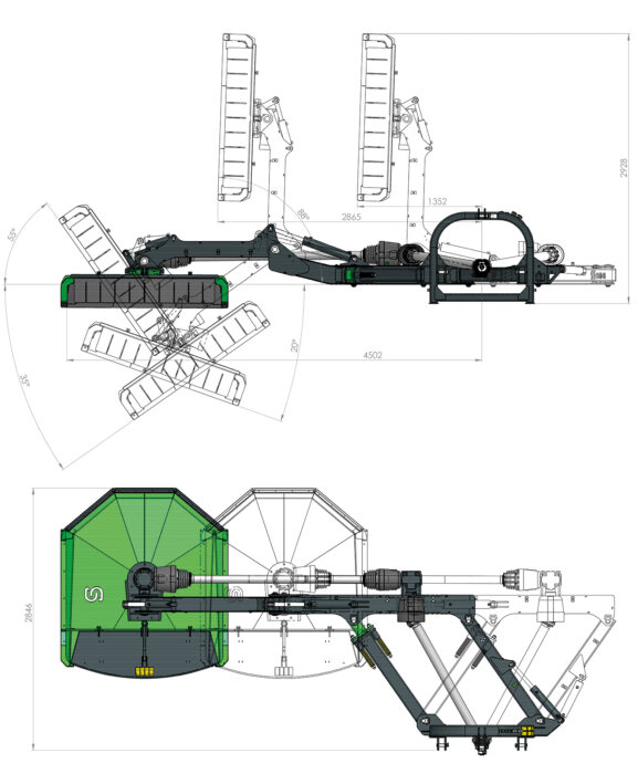 Seitenmulcher Sami Traktor